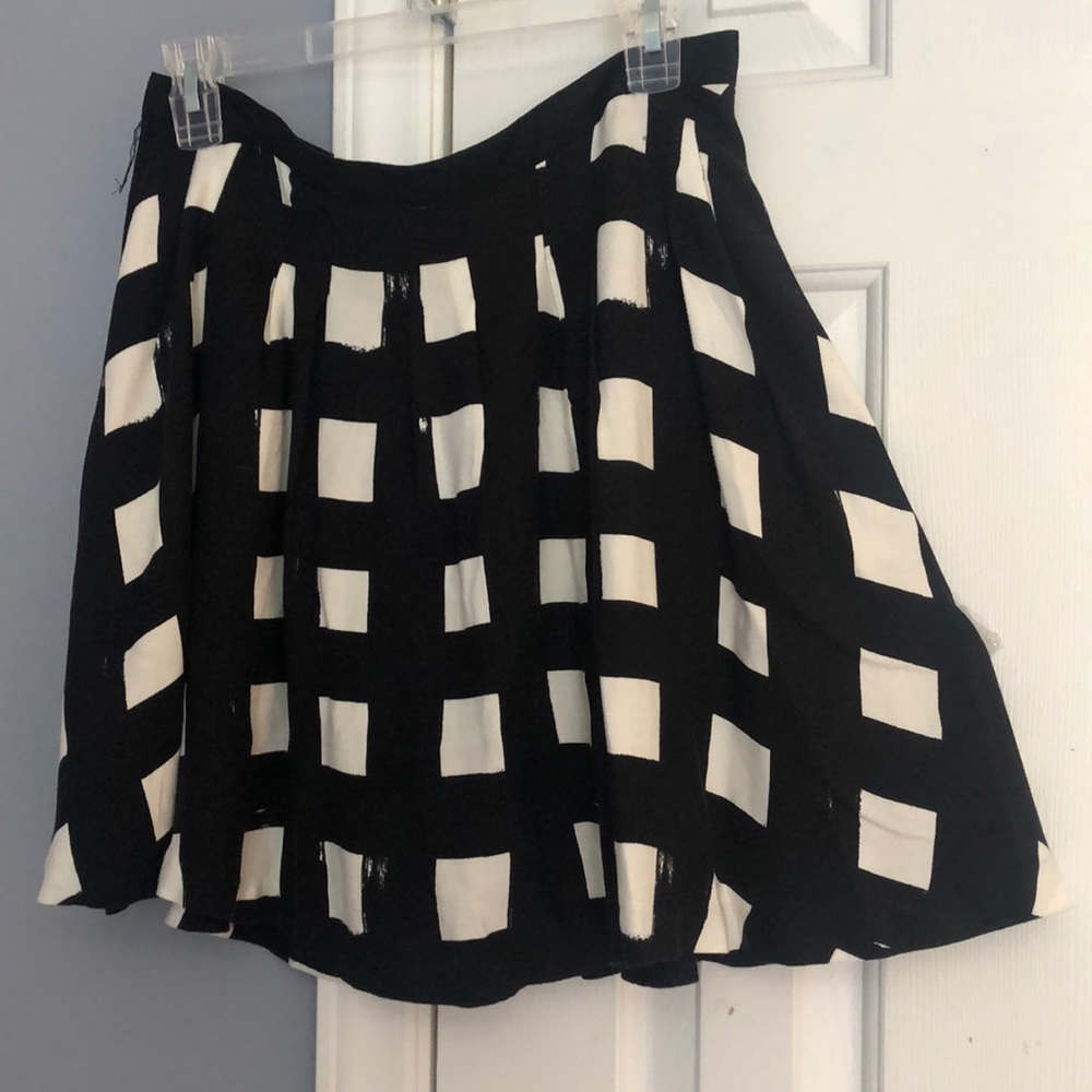 Block Print Flared Skirt